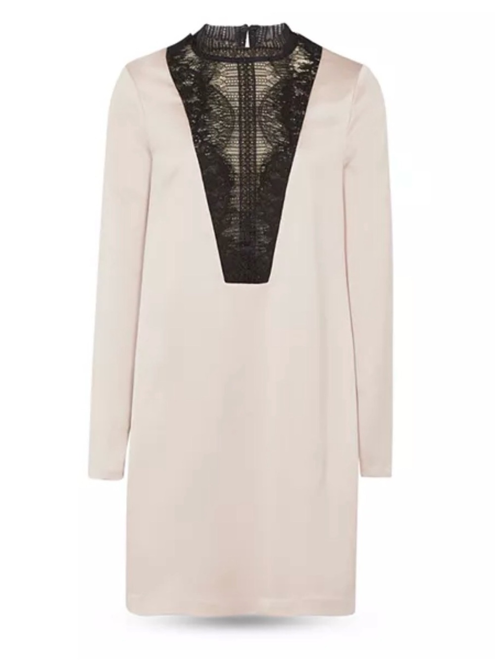 NWT REISS Gabriel Lace & Satin Shift Dress - size 4